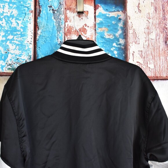 Unisex Pacsun Athletics Varsity Bomber Jacket Embroidered Streetwear XS/S Black - Picture 10 of 13
